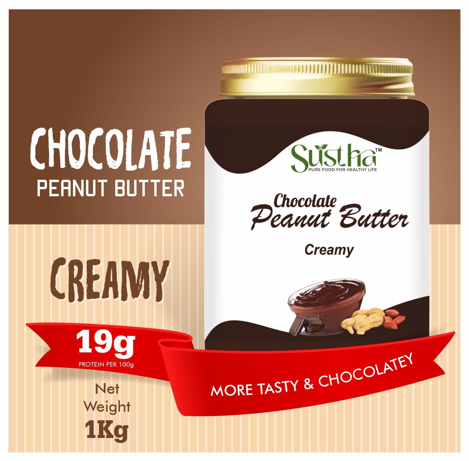 Sustha Peanut Butter pack